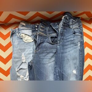 Stylish Blue Distressed Jeans Collection